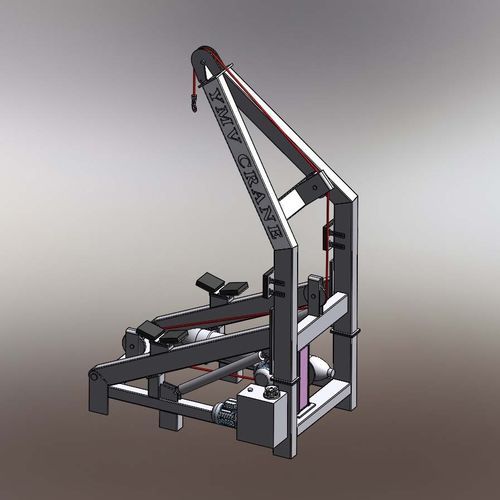 Davit für Schiffe - A-FRAME - YMV CRANE AND WINCH SYSTEMS - hydraulisch