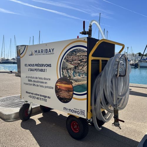 Mobile Reinigungsstation für Boot - AZURETREND | ECOTANK | EMERGENSEA | MONAWA - für Yacht / für Schiffe