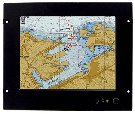 Display für Schiffe - MCD-151 - Captec Ltd - Multifunktion / 15" / mit Touchscreen