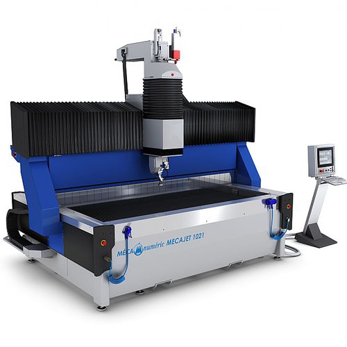 Wasserstrahlschneidemaschine - MECAJET - MECANUMERIC - elektrisch / pneumatisch / für Werft