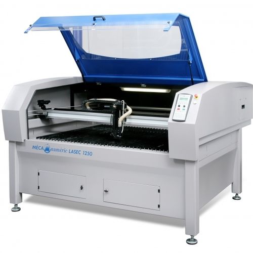 CNC-Schneidemaschine - LASEC - MECANUMERIC - Laser / elektrisch / Textil