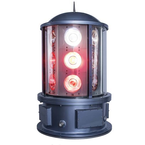 Navigationsleuchte für Leuchtturm und Baken - MBR600R - Mediterráneo Señales Marítimas, S.L. - LED / drehend / Aluminium
