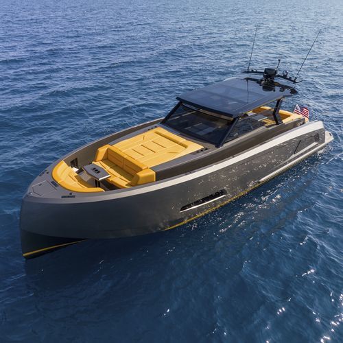 Express-Cruiser / Innenborder - 45 - Vanquish Yachts - zweimotorig / Verdränger Rumpf / Open