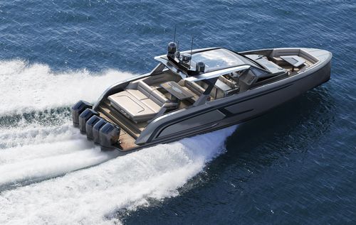 Motoryacht für Kreuzfahrten - 55 - Vanquish Yachts - Open / mit Mittelkonsole / Außenborder