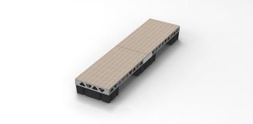 Schwimmponton - KFD4x16 - CanadaDocks™ - Anker / für Yachthafen / Aluminium