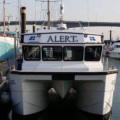 Berufsschiff / Berufsschiff für Fischerei - Alert - Catapult Catamarans Marine Projects Ltd - Katamaran / Innenborder