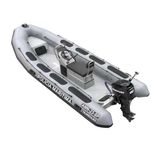 Patrouillenboot Berufsschiff - DR-500 - Vanguard International - Rettungsboot / Außenborder / Festrumpf-Schlauchboot