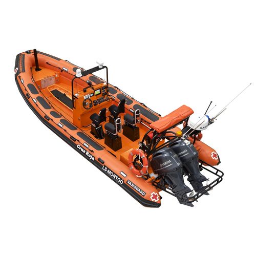 Patrouillenboot Berufsschiff - TX-860 - Vanguard International - Rettungsboot / Taucherbasisboot / Außenborder