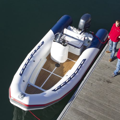 Außenborder-Schlauchboot - DR-560 - Vanguard International - halbstarr / Open / mit Seitenkonsole