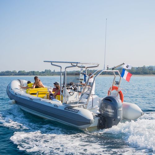 Außenborder-Schlauchboot - DR-760  - Vanguard International - halbstarr / mit Mittelkonsole / Open