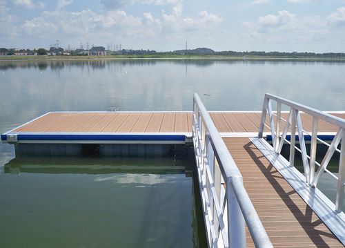 Schwimmponton - struct - PermaStruct™ - Anker / für Yachthafen / Holz