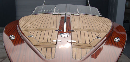 Innenborder-Runabout - WALTH 900 - Walth Boats - mit Doppelkonsole / Holz / klassisch