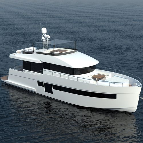 Motoryacht für Kreuzfahrten - 700 - Sundeck Yachts AG - Trawler / Flybridge / 7 Kabinen