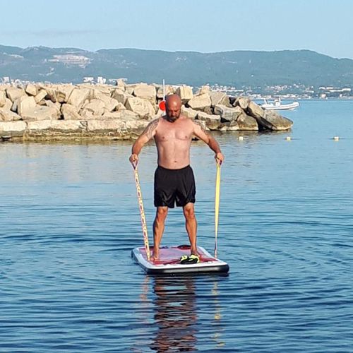 Plattform für Fitnessanwendungen - TIKI FACTORY - aufblasbar / für Boot / für Yacht