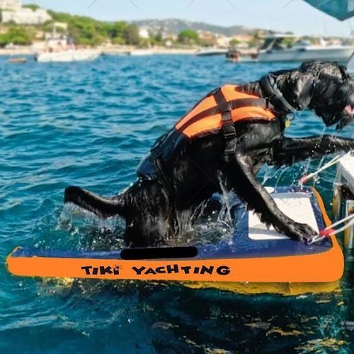 Schwimmende Plattform - DOG up - TIKI FACTORY - aufblasbar / für Boot