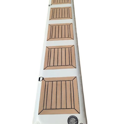 Aufblasbare Gangway - PASSERELLE TEAK EXCLUSIVE - TIKI FACTORY - Teakholz / Synthetik