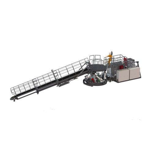 Gangway für Offshore-Service-Schiff - L-Type - Ampelmann - Teleskop / mit Bewegungskompensation / hydraulisch