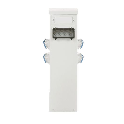 Säule mit integrierter Beleuchtung - OCTAN  - GAPE - Stromversorgung / Wasserversorgung / für Steg