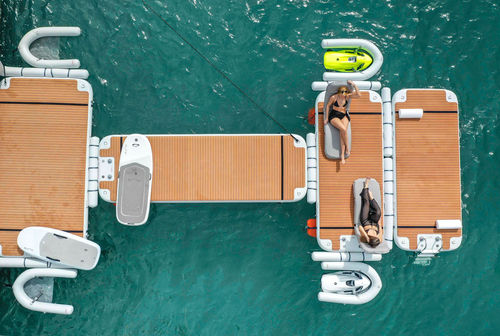 Modularer Ponton - C-Dock - NautiBuoy Marine Ltd - vorübergehende Anlegestelle / für Jet-Ski
