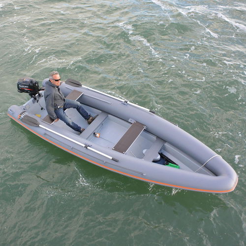 Außenborder-Schlauchboot - 460 - F-RIB - halbstarr / faltbar / Open
