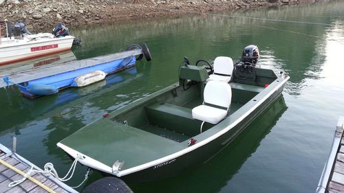 Jon-Boat / Außenborder - STONE - SHARKSILVER ALUMINIUM BOATS - Sportfischer / Aluminium / max. 4 Personen