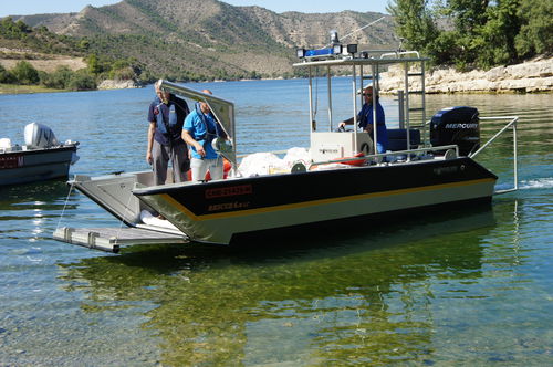 Rettungsboot Berufsschiff - 6.0 LC - SHARKSILVER ALUMINIUM BOATS - Landungsboot / Inboard-Hydrojet / Außenborder