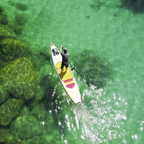 Aufblasbares SUP - ROVER - Lakeshore Paddleboard Company - Touring / für Angelsport / für Spazierfahrten