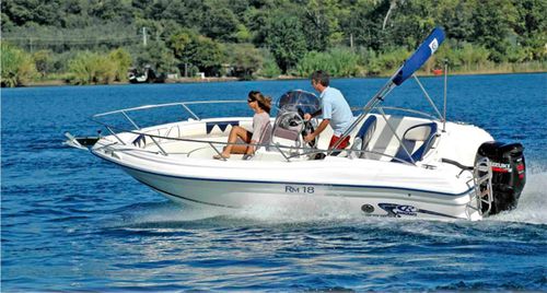 Außenborder-Konsolenboot - RM 18 - Rancraft Engineering Srl - mit Mittelkonsole / Sonnendeck