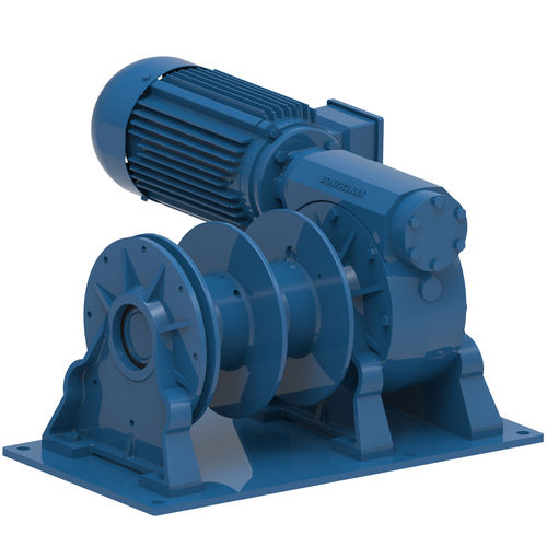 Winde für Schiffe - AW 1500 ES / AW 1500 ES 2X - Emce Winches - Bagger / elektrisch / zwei Trommeln