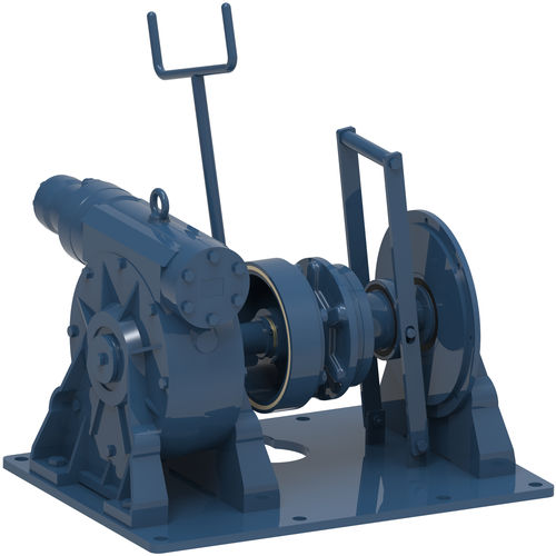 Hydraulische Ankerwinde - W xxx H series - Emce Winches - für Schiffe / horizontal / auf Deck