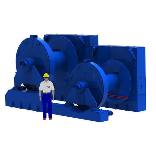 Schiff-Winde - Waterfall - Straatman Mooring Systems - für Ankermanöver / zum Aufrollen / Bagger