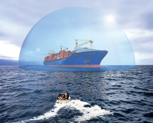 Anti-Piraten-System / für Handelsschiffe - BlueDome - Safran Electronics