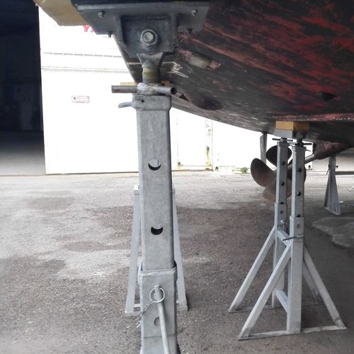 Stützfuß zum Aufdocken für Boot - CSR 010 - fgm tecnology - verstellbar