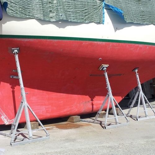 Stützfuß zum Aufdocken für Boot - CR 06 - fgm tecnology - verstellbar