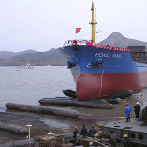 Aufblasbares Kissen für die Zuwasserlassung von Schiffen / für Häfen und Terminals - MLG-T - Qingdao Huanghai Marine Airbags Manufacture Co ltd - für das Zuwasserlassen