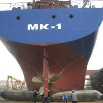 Aufblasbares Kissen für die Zuwasserlassung von Schiffen / für Häfen und Terminals - MLG-V - Qingdao Huanghai Marine Airbags Manufacture Co ltd - für das Zuwasserlassen