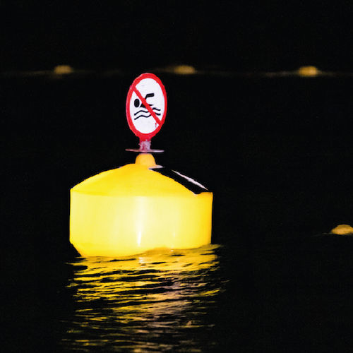 Beleuchtete Boje - ELB - Ecocoast - Signal / Begrenzung / Strandmarkierung
