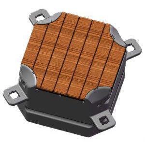 Modul für Steg / schwimmend und modulierbar - COMBIFLOAT - Hydrofun LTD