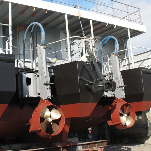 Ruder-Strahlruder - 2400HD-B-10 - DWG Trading - außen / für Boot / hydraulisch