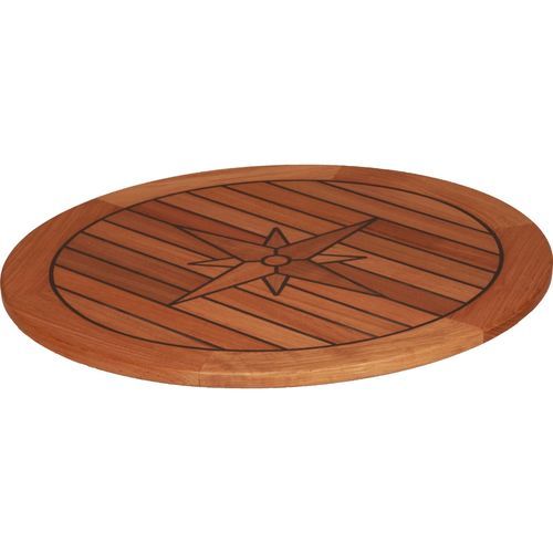 Boot & Motor Teak-Tischplatte Circle 65cm - Hochwertige Yacht Ausstattung