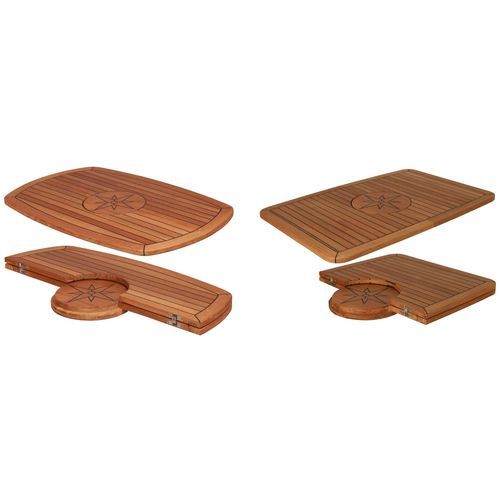 Teakholz-Tischplatte - TC6 series - Eurodesign - für Boot