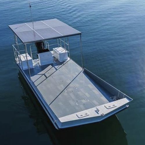 Boot für Aquakulturen Berufsschiff - PRO 9.0 Oyster - SUN CONCEPT - solarelektrisch / Festrumpf