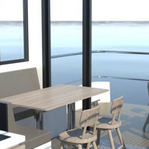 Außenborder-Hausboot - Homeboat 11.0 - SUN CONCEPT - Elektro-Solar / zweimotorig / Flybridge