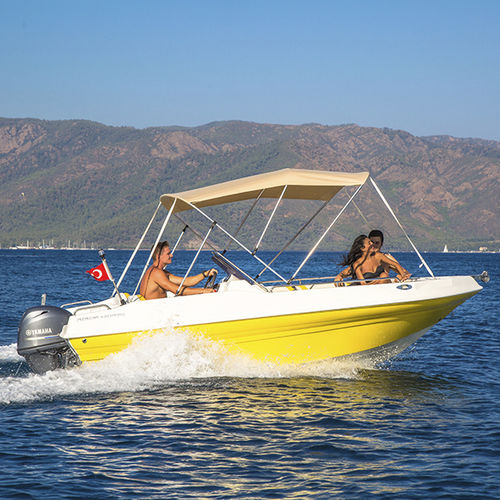 Außenborder-Konsolenboot - SKI 16 - MERCAN YACHTING - mit Seitenkonsole / Wasserski / schnell