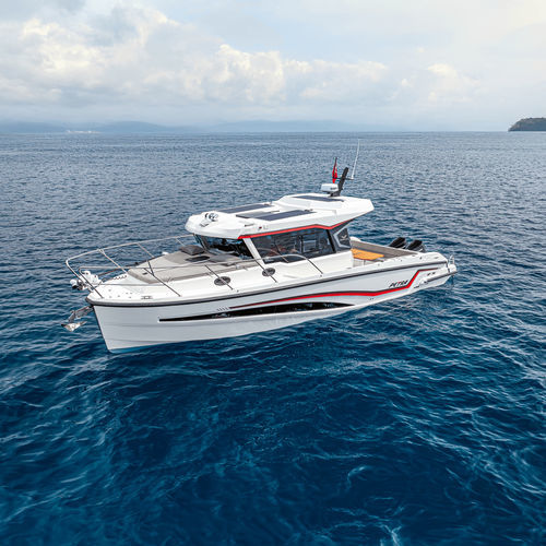Express-Cruiser / Außenborder - PETRA SF-39 - MERCAN YACHTING - zweimotorig / Hardtop / zum Speerfischen
