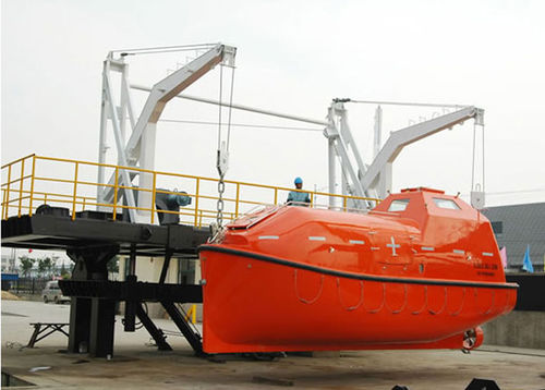 Davit für MOB-Boot - Chongqing Guanheng Technology & Development - für Schiffe / Schwerkraft / faltbar