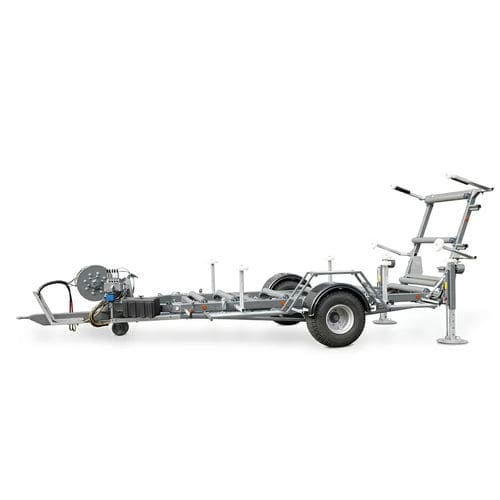 Straßenanhänger - CTP485 - Conver - für das Zuwasserlassen / für Berufsschiffe / hydraulisch