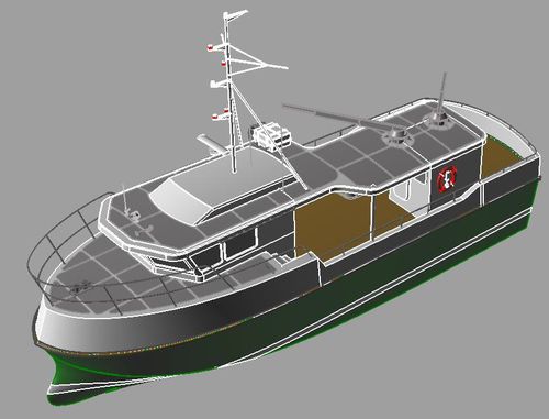 Trawler-Berufsschiff - ST-50 - Uniworkboats SIA - Innenborder / Aluminium