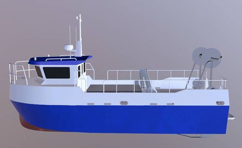 Berufsschiff / Berufsschiff für Fischerei - Mariner-36CF - Uniworkboats SIA - Innenborder / Diesel / Aluminium