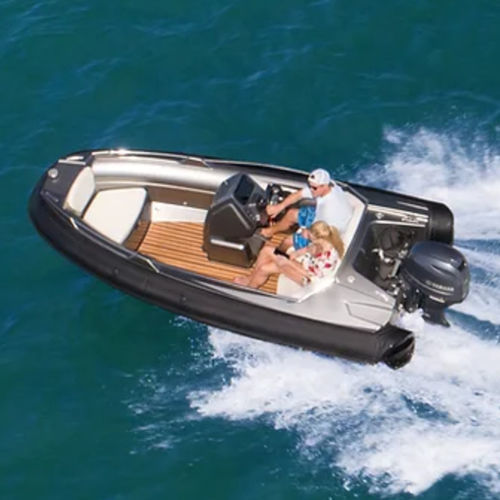 Außenborder-Schlauchboot - GT14 - Argos Nautic Manufacturing LLC - halbstarr / Open / mit Seitenkonsole